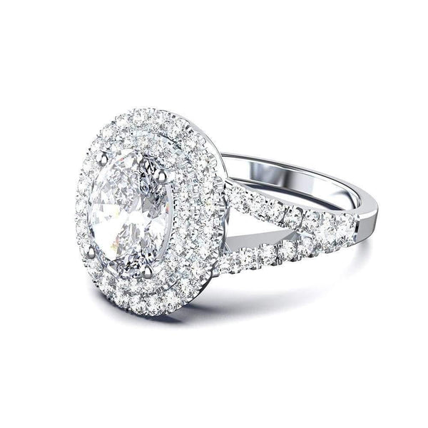 Planet Gates 925 Sterling Silver Oval Aquamarine Sapphire Gemstone Wedding Engagement Diamonds Ring Jewelry Wholesale