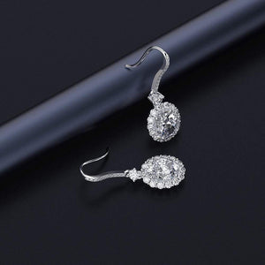 Planet Gates 925 Sterling Silver Pink Sapphire Ruby Gemstone Drop Dangle Diamonds Earrings Fine Jewelry Wholesale Drop Shipping