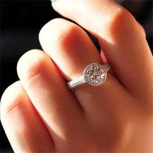 Planet Gates 925 Sterling Silver ring pave cz 2ct SONA Diamond Rings Wedding Jewelry for Women gift size ,5,6,7,8,9,10