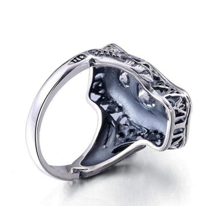 Planet Gates 925 Sterling Silver Ring Round Simulate Diamond Wedding Jewelry Rings Engagement For Women