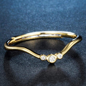 Planet Gates 925 Sterling Silver Rings  Black White Zircon Diamond Adjustable Rings 14K Gold Fine Jewelry