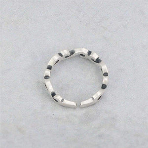 Planet Gates 925 Sterling Silver S Shape Auspicious Clouds Open Rings For Women Classic Chinese Style Elegant Lady Sterling-silver-jewelry