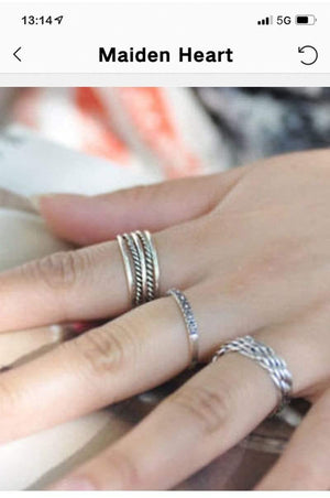 Planet Gates 925 Sterling Silver Stylish Personality Retro S Joint Ring Adjustable Women Anillos Mujer Trendy Design Fine Jewelry WDR017