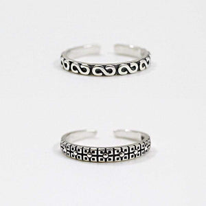 Planet Gates 925 Sterling Silver Stylish Personality Retro S Joint Ring Adjustable Women Anillos Mujer Trendy Design Fine Jewelry WDR017