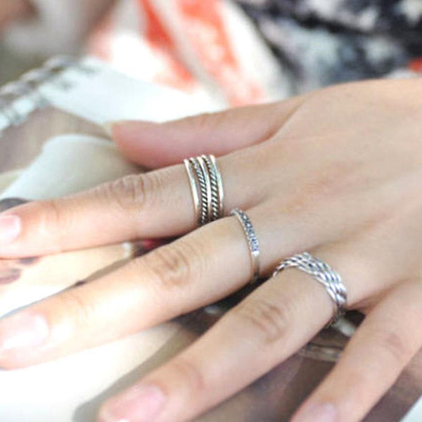 Planet Gates 925 Sterling Silver Stylish Personality Retro S Joint Ring Adjustable Women Anillos Mujer Trendy Design Fine Jewelry WDR017