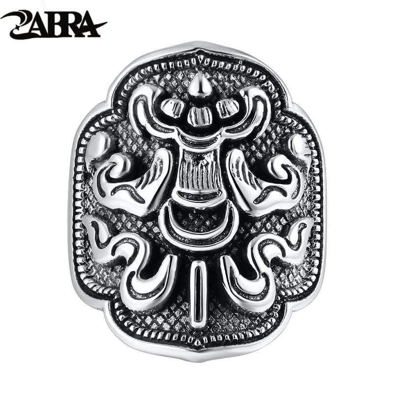 Planet Gates 925 Sterling Silver Treasure Umbrella Ring For Men Women Retro Hip Hop Vintage Party Father’s Day Male Thai Silver Jewelry