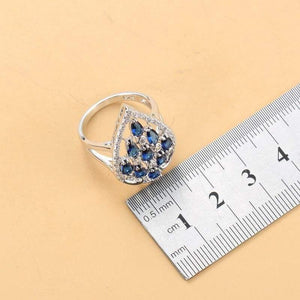 Planet Gates 925 Sterling Silver With Natural Stone CZ Jewelry Sets For Women Fashion Wedding Party Costume Women Sets