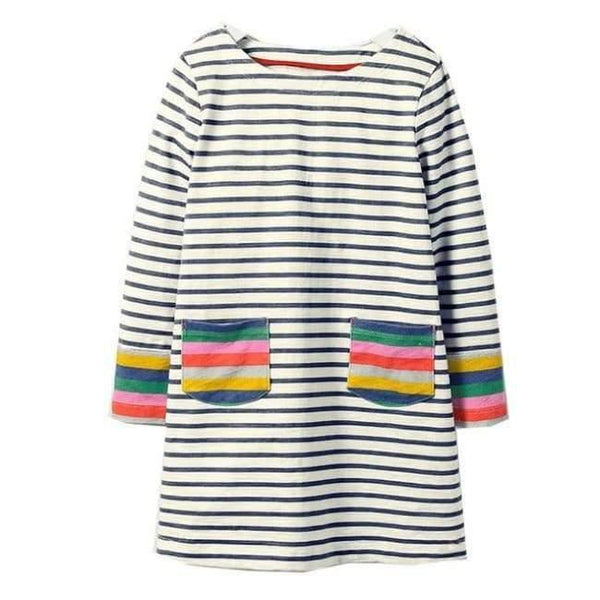 Planet Gates 93 / 2T Girls Dress Long Sleeve Baby Girls Clothes Unicorn Party Princess Dress Christmas Costume for Kids Clothing Children Dresses