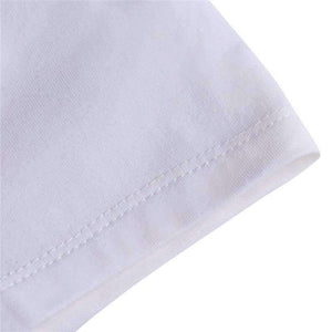 Planet Gates 9358Heng / L White O Neck Graphic Funny Cute Kiss Pattern T-Shirt 2018 Summer Tshirt  Printed Short Sleeve Harajuku Tee Tops