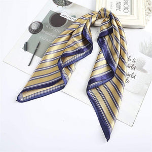 Floral Print Scrunchies Hair Scarf Bohemia Women Ribbon Hairbands Streamers Bow Hair Rope Ties Holder Ponytail Hair Accessories