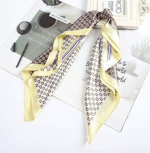 Floral Print Scrunchies Hair Scarf Bohemia Women Ribbon Hairbands Streamers Bow Hair Rope Ties Holder Ponytail Hair Accessories