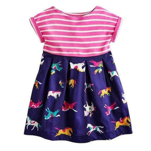 Planet Gates 95 / 2T Baby Girls Summer Dress  Brand Princess Dress for Kids Clothes Flower Dresses Girls Costume 100% Cotton Children Vestidos