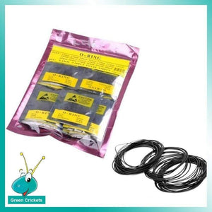 Planet Gates 950pcs 0.5mm Dia Rubber O-Ring Watch Case Back Gasket Rubber Seal Washers Replacement watch O Ring For watchmakers