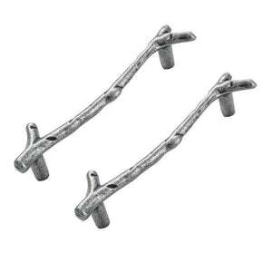 96/128mm Fashion Tree Branch Furniture Handle Drawer Knobs Black Silver Bronze Kitchen Cabinet Handles Door Pulls Hardware