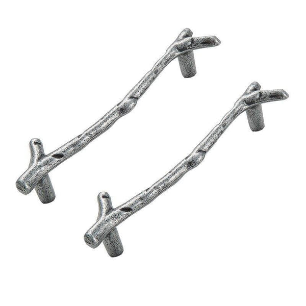 96/128mm Fashion Tree Branch Furniture Handle Drawer Knobs Black Silver Bronze Kitchen Cabinet Handles Door Pulls Hardware