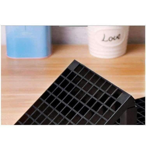 Planet Gates 96 Holes Grey Penholder Painting Brush Pen Holder Rack Display Stand Support Holder Paint Brush For Drawing Art Supplies