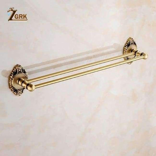 Planet Gates 9602 ZGRK Bathroom Accessories Towel Bar Paper Holder Double Toothbrush Holder Bath towel back Towel ring Bathroom Sets