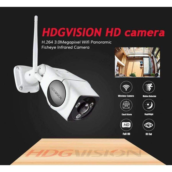 Planet Gates 960P / AU Plug HDGVISION 960P 1.3MP Wifi IP Camera VR Smart 180 Fisheye Network Home Security Surveillance Home Protection CCTV Camera