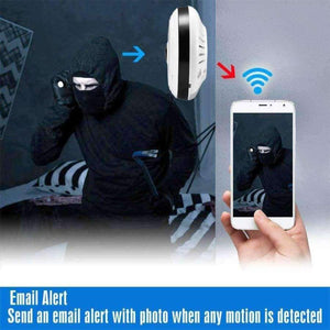 Planet Gates 960P / EU Plug / 2.8mm FGHGF 360 Degree Panoramic Wifi Camera HD 1080P Security Camera Baby Monitor Home Camera Pet Monitor Two Way Audio Video Camera