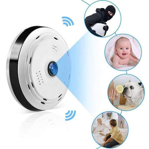 Planet Gates 960P / EU Plug / 2.8mm FGHGF 360 Degree Panoramic Wifi Camera HD 1080P Security Camera Baby Monitor Home Camera Pet Monitor Two Way Audio Video Camera