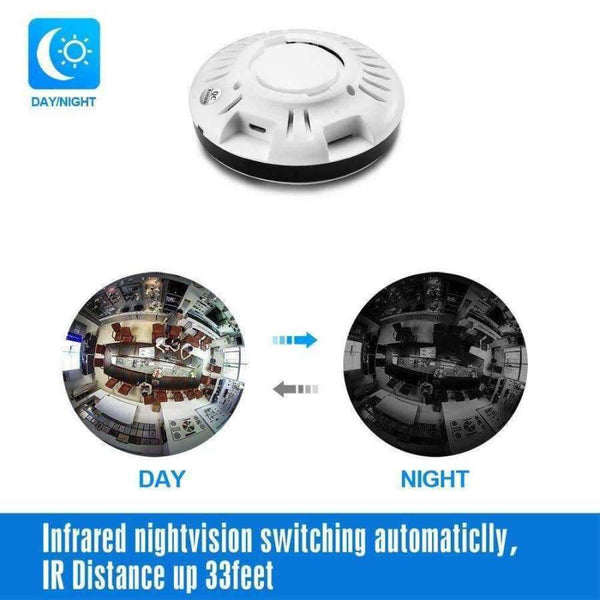 Planet Gates 960P / EU Plug / 2.8mm FGHGF 360 Degree Panoramic Wifi Camera HD 1080P Security Camera Baby Monitor Home Camera Pet Monitor Two Way Audio Video Camera