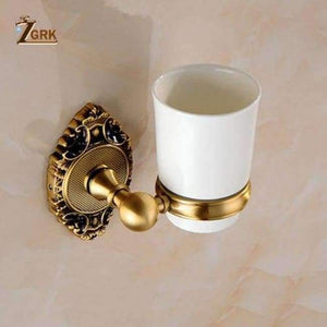 Planet Gates 9612 ZGRK Bathroom Accessories Towel Bar Paper Holder Double Toothbrush Holder Bath towel back Towel ring Bathroom Sets