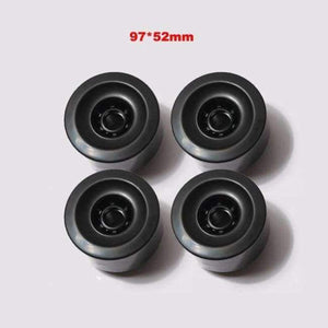 Planet Gates 97x52mm Black Skateboard Wheels 78A 90x52mm 4pcs Electric Longboard Wheel 97*52mm Roller Skate Tires Wheel Rubber Wheel for Longboard Scooter