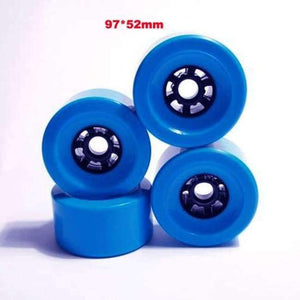 Planet Gates 97x52mm Blue Skateboard Wheels 78A 90x52mm 4pcs Electric Longboard Wheel 97*52mm Roller Skate Tires Wheel Rubber Wheel for Longboard Scooter