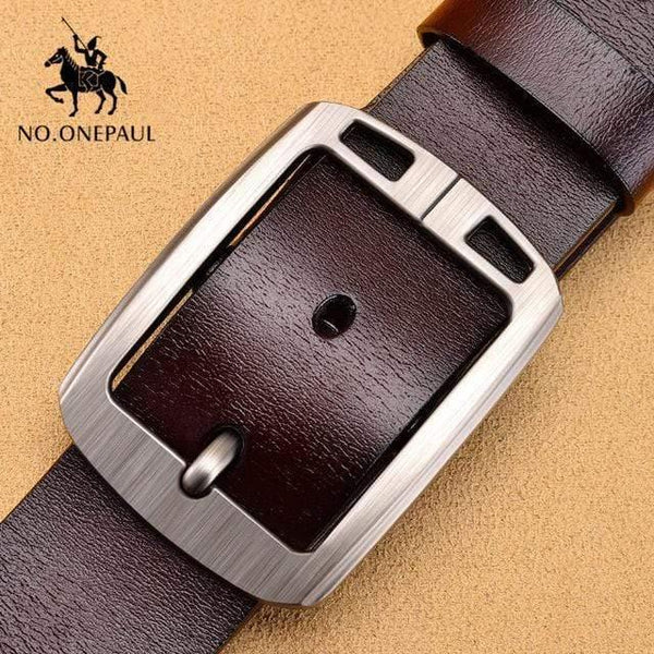 Leather Luxury Strap Male Belts For Men New Fashion Classic Vintage Pin Buckle Men Belt High Quality