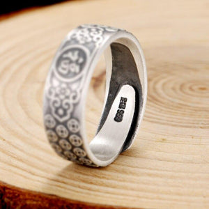 Planet Gates 999 Sterling Silver  Blessing Happiness Rings Adjustable For Men Women Unisex Wedding Valentine’s Day Jewelry