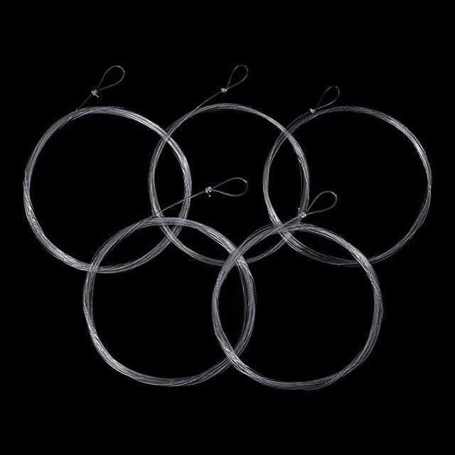 Planet Gates 5/6 Pieces Nylon Clear Fly Fishing Tapered Leader With Loop 7.5FT 9FT 12FT 0/1/2/3/4/5/6/7X  Fly Fishing Line Leader