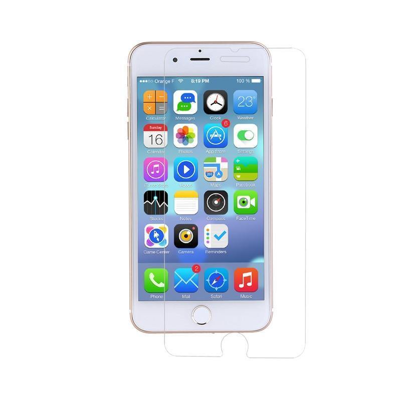 Planet Gates 9H Hardness HD Clear Tempered Glass Screen Protector Explosion-proof Glass Membrane for iPhone 7 Plus Smartphone Steel Protective Film (Transparent)