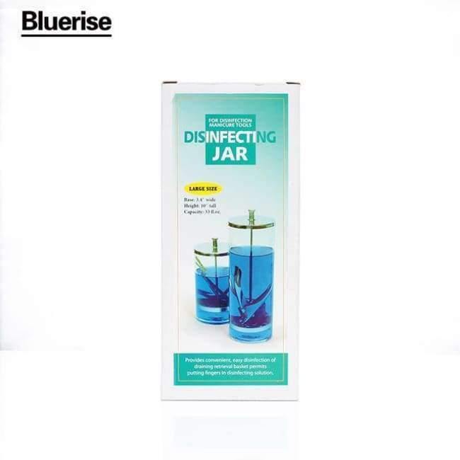 Planet Gates 9inch 6 inch / 9 inch Nail Tools Sterilizer Jar Glass Nail Disinfection Cup Manicure Tool Disinfection Jar Sterilization Container