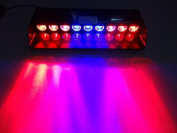 Planet Gates 9LED 12LED Red Blue Yellow Car Police Strobe Flash Light Windshield Sucker Dash Emergency Warning Fog lamp