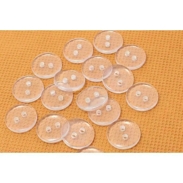 Planet Gates 9mm/10mm/11mm/12mm Sewing Accessories 1000pcs Transparent Bread Resin Buttons For Baby Clothing Pad Accessoires Wholesale