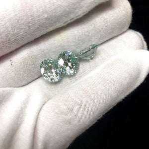 Planet Gates 9mm 3ct Carat Diamond equivalent weight Stunning IJ Color Moissanite Loose Lab Grown Gemstone Beads Luxury Jewelry