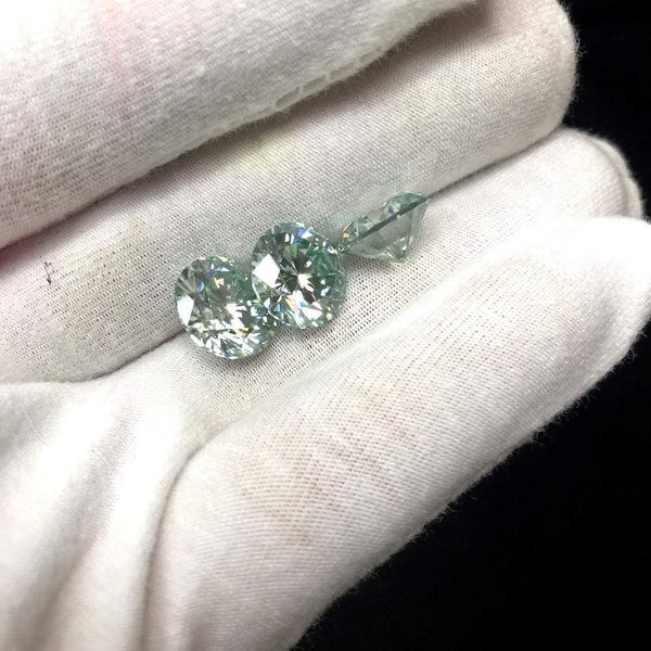 Planet Gates 9mm 3ct Carat Diamond equivalent weight Stunning IJ Color Moissanite Loose Lab Grown Gemstone Beads Luxury Jewelry