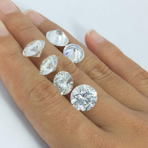 Planet Gates 9mm 3ct Carat Diamond equivalent weight Stunning IJ Color Moissanite Loose Lab Grown Gemstone Beads Luxury Jewelry