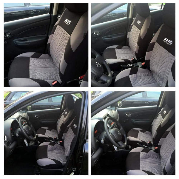 Planet Gates 9PCS and 4PCS Universal Car Seat Cover Fit Most Cars with Tire Track Detail Car Styling Car Seat Protector