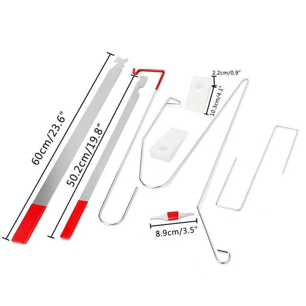 Planet Gates 9Pcs Auto Repair Auxiliary Maintenance Tools Door Expander Car Door Maintenance Kits (9 Door Tools and 1 Air Bag)