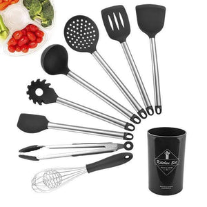 Kitchen Tools Silicone Cooking Utensils set kitchenware Spoon Spatula Ladle Egg Beaters Dinnerware Set Cooking Tools Accessories