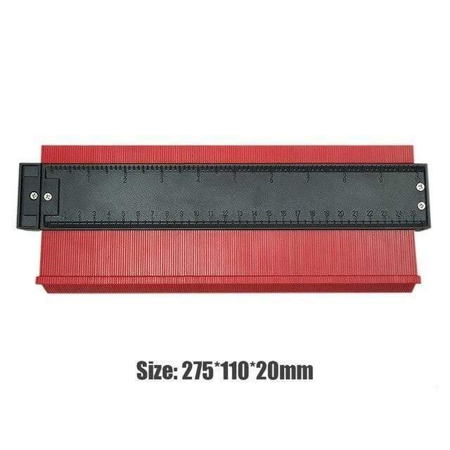 5/6/10in Plastic Contour Gauge Irregular Shaper Profile Ruler Gauge Duplicator Template Curvature Scale Tiling Laminate Tool