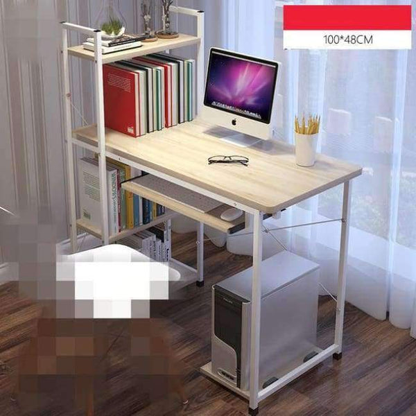 Planet Gates A  100x48cm Modern Simple Desktop Computer Desk Student Learning Writing Desk Computer Table Wooden Laptop Desk school office furniture