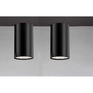 Planet Gates A 10x30cm LED 5W / Warm White Contemporary Black/White Cylinder Aluminum modern LED Ceiling Lights lustre Exhibition Office Dome Light Commercial Light