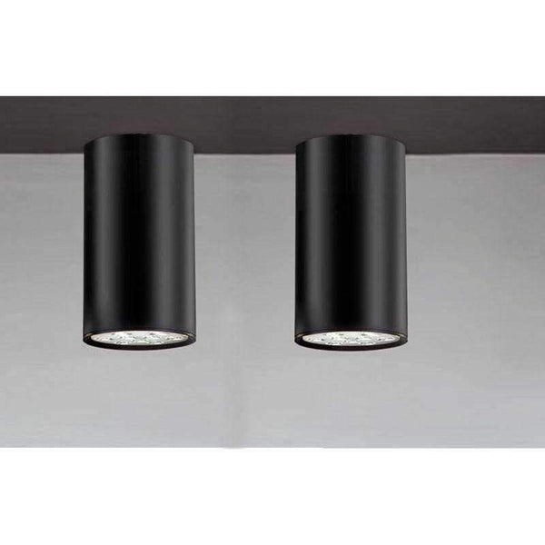 Planet Gates A 10x30cm LED 5W / Warm White Contemporary Black/White Cylinder Aluminum modern LED Ceiling Lights lustre Exhibition Office Dome Light Commercial Light