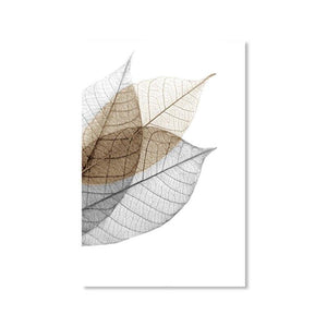 Planet Gates A / 13x18cm No Frame Abstract Leaves Canvas Paintings Poster Print Nordic Minimalist Wall Art Pictures For Living Room Bedroom Home Decor