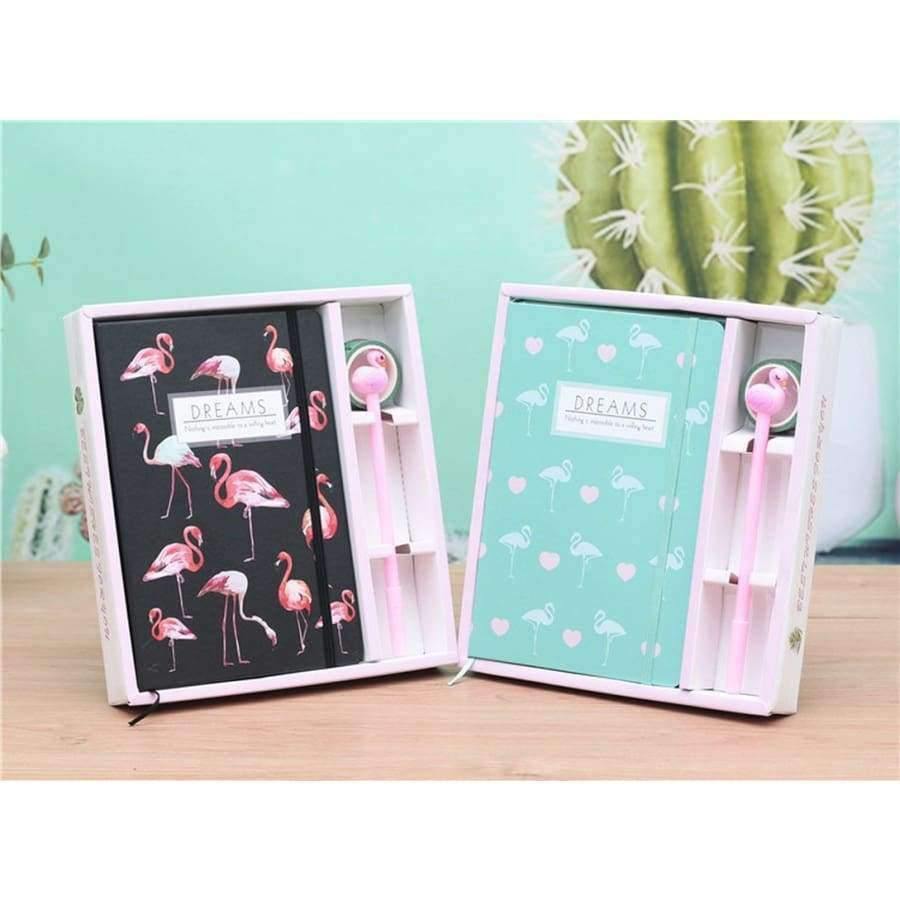 Planet Gates A / 21x23cm Flamingo Princess Diary Student Notebook Paper Book Writing Pads Office & School Supplies Stationery Wholesale Gift