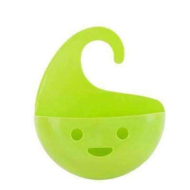 Planet Gates 2pcs Smile Face Hanging Storage Basket stackable storage rack Shower Bath Organizer  bathroom kitchen  accessories