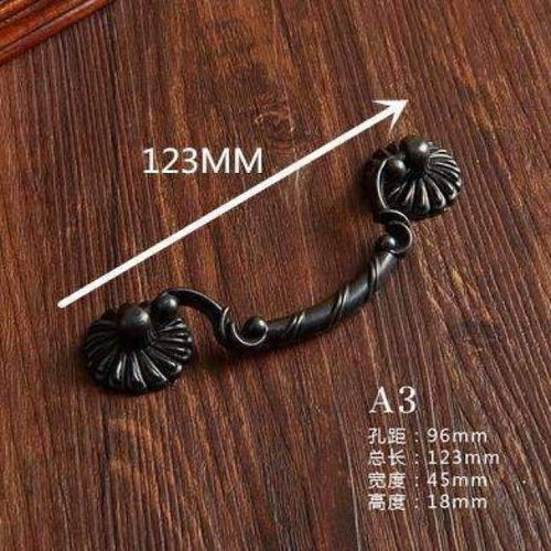 Planet Gates A 3pcs Mediterranean antique shoe wardrobe door handle  cupboard pull drawer knobs Furniture Hardware Accessory