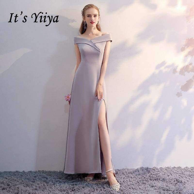 Planet Gates A / 4 / China Popular Formal Dress Boat Neck Sleeveless Elegant Bridesmaids Dresses Lady Fashion Designer LX719